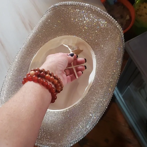 Bling Bling Star Cowgirl Hat - Picture 3 of 5